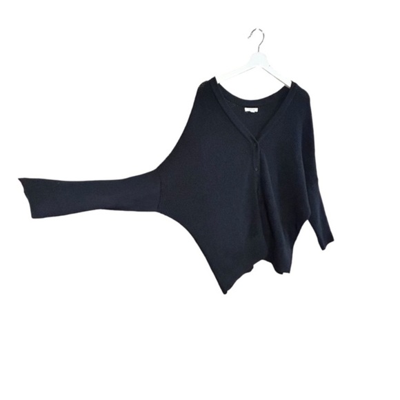 Vetta convertible capsule S The Waffle V-Neck Oversized Sweater cardigan organic - Picture 5 of 11